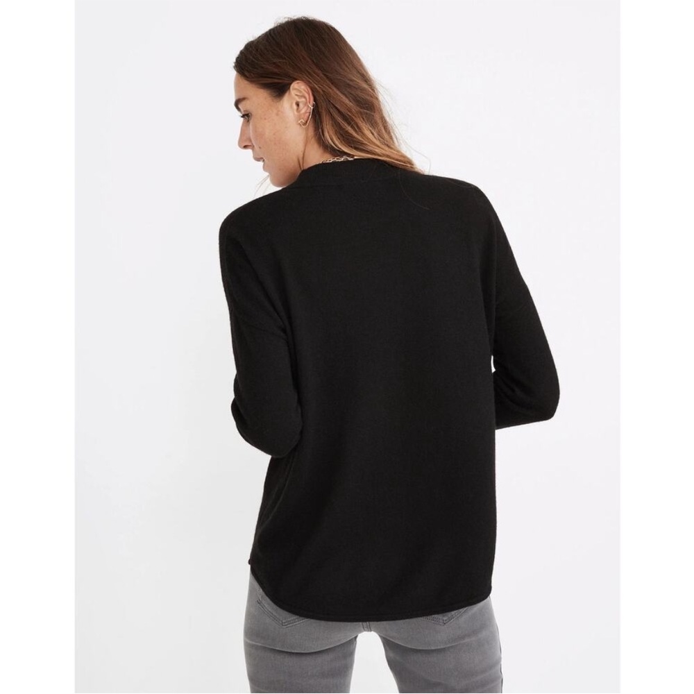 Madewell Ashbury Mockneck Black Sweater - Picture 2 of 7